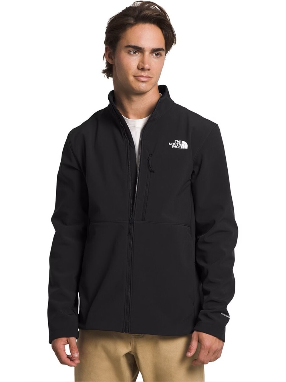 The North Face Men's Apex Black Full Zip Lightweight Jacket—Medium